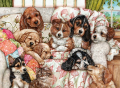 Yavru  Köpekler / Puppies 1000 Li Puzzle
