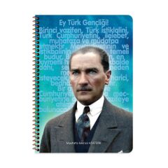 Keskin Color A4 80 Yaprakçizgili Pp Kp.Spr.Atatürk Def.