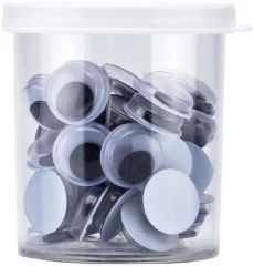 Brons Oynar Göz Siyah-Beyaz 10 Mm(Yeni) Br-681