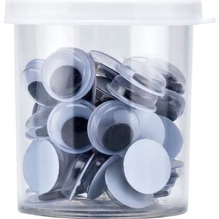 Brons Oynar Göz Siyah-Beyaz 12 Mm(Yeni) Br-682