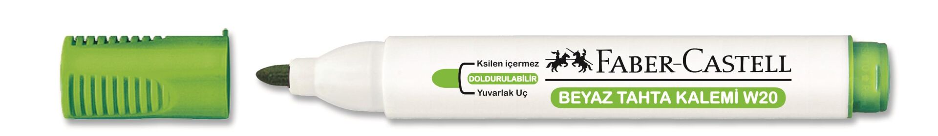 Faber-Castell W20 Beyaz Tahta Kalemi Lime Yeşil