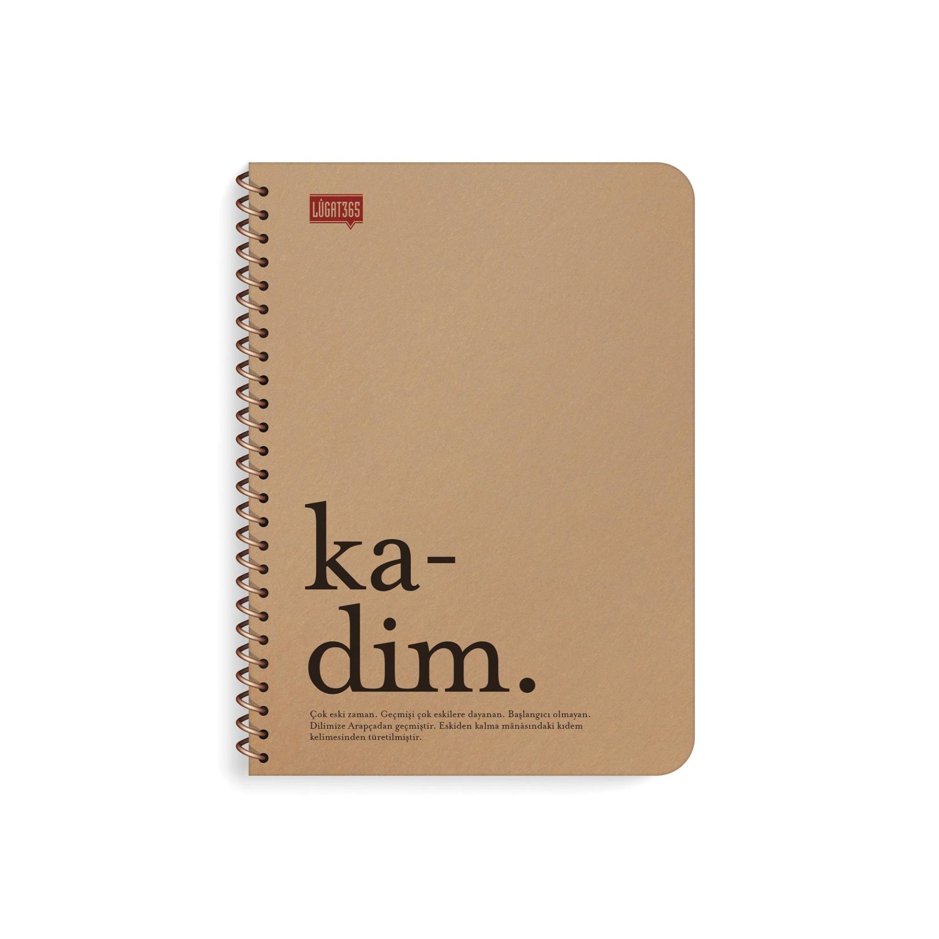 Lugat365 16*22 80 Yaprakçiz. Kraft Kap.Spr.Def. Kadim