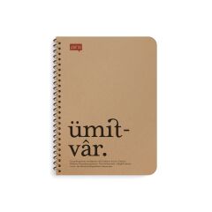 Lugat365 16*22 80 Yaprakçiz. Kraft Kap.Spr.Def. Ümitv