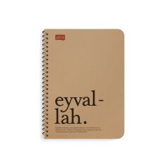 Lugat365 16*22 80 Yaprakçiz. Kraft Kap.Spr.Def. Eyval