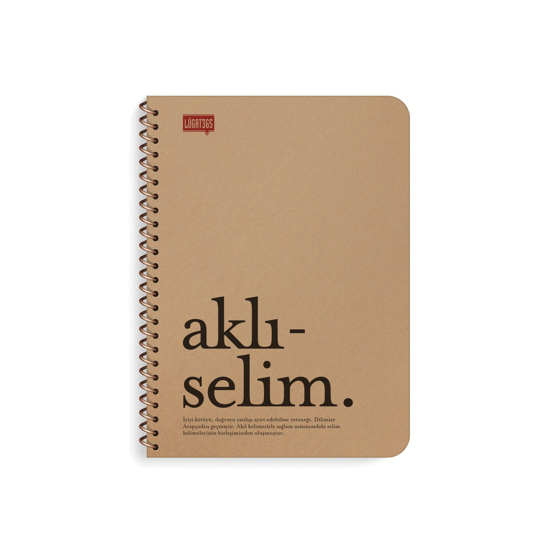 Lugat365 16*22 80 Yaprakçiz. Kraft Kap.Spr.Def. Aklıs