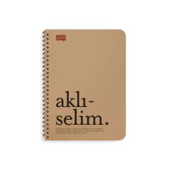 Lugat365 16*22 80 Yaprakçiz. Kraft Kap.Spr.Def. Aklıs