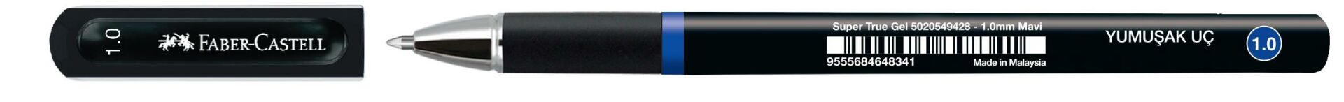 Faber-Castell Super True Gel 1.0 Mm Mavi İmza Kalemi