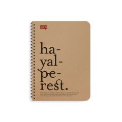 Lugat365 16*22 80 Yaprakkar. Kraft Kap.Spr.Def. Hayal