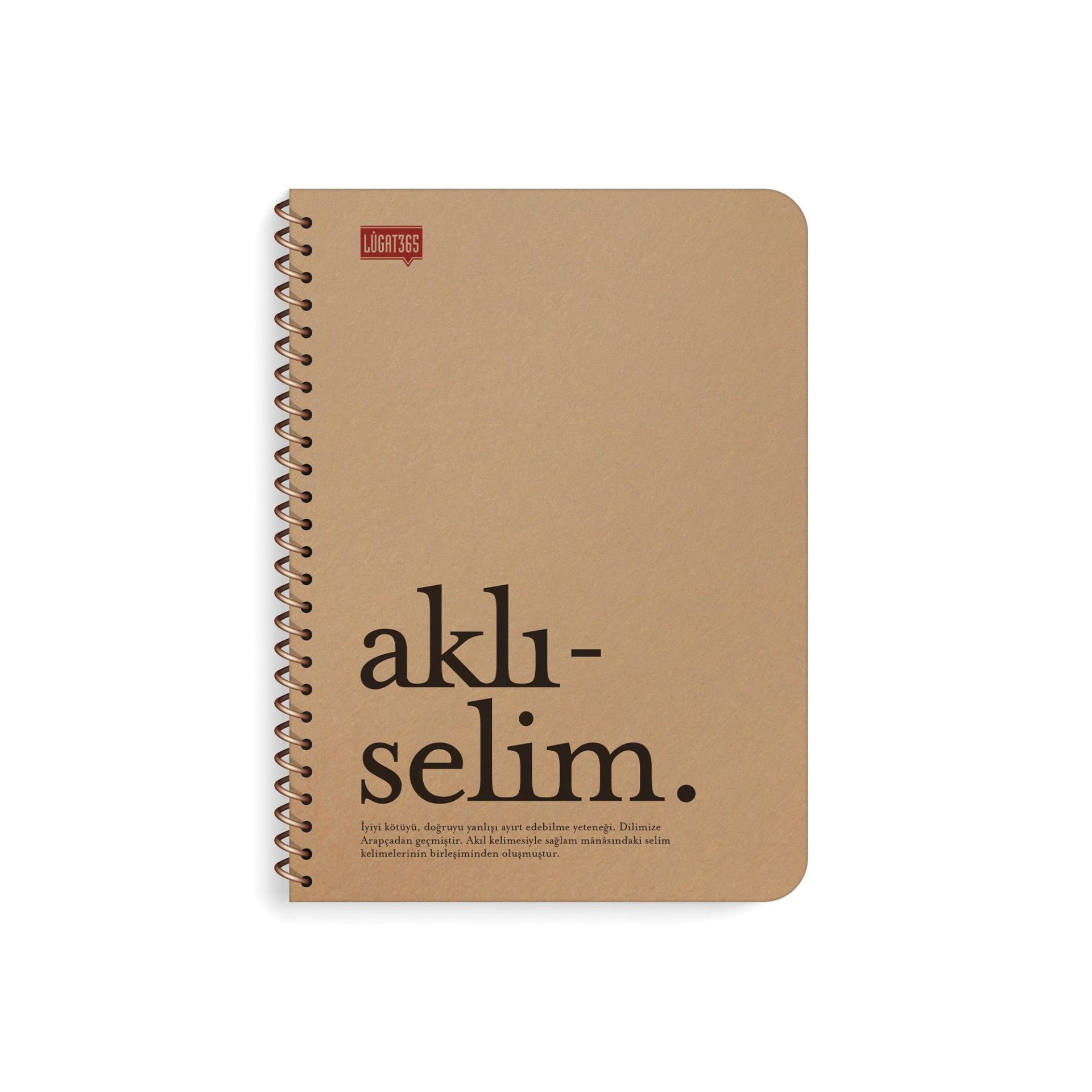 Lugat365 16*22 80 Yaprakkar. Kraft Kap.Spr.Def. Aklıs