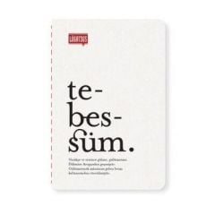 Lugat365 13*21 80Yaprakçizgili Ciltli Lastikli Defter