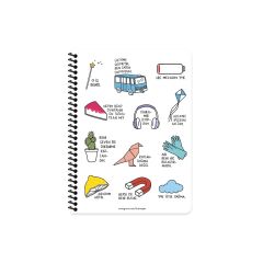 Hisli Şeyler 16,5*22,5  80Yaprakkar.Stickerli Def.Hep