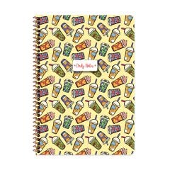 Keskin Color Coffee A4 80 Yaprak Çizgili Karton Kapak Spiralli Perforajlı Defter