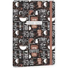 Keskin Color 13*21 80 Yaprakçiztrendy Not Coff Time D Kahve
