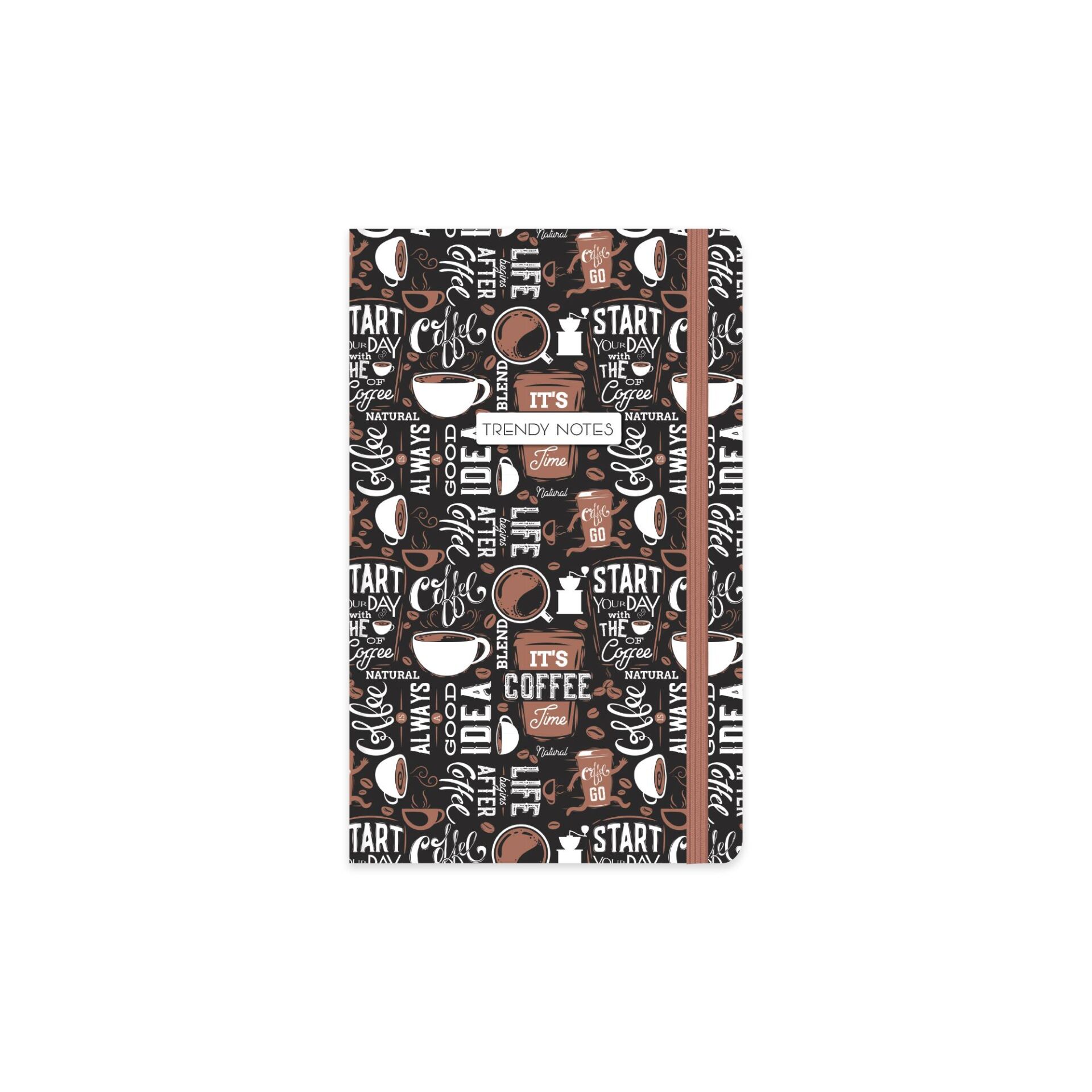 Keskin Color 13*21 80 Yaprakçiztrendy Not Coff Time D Kahve