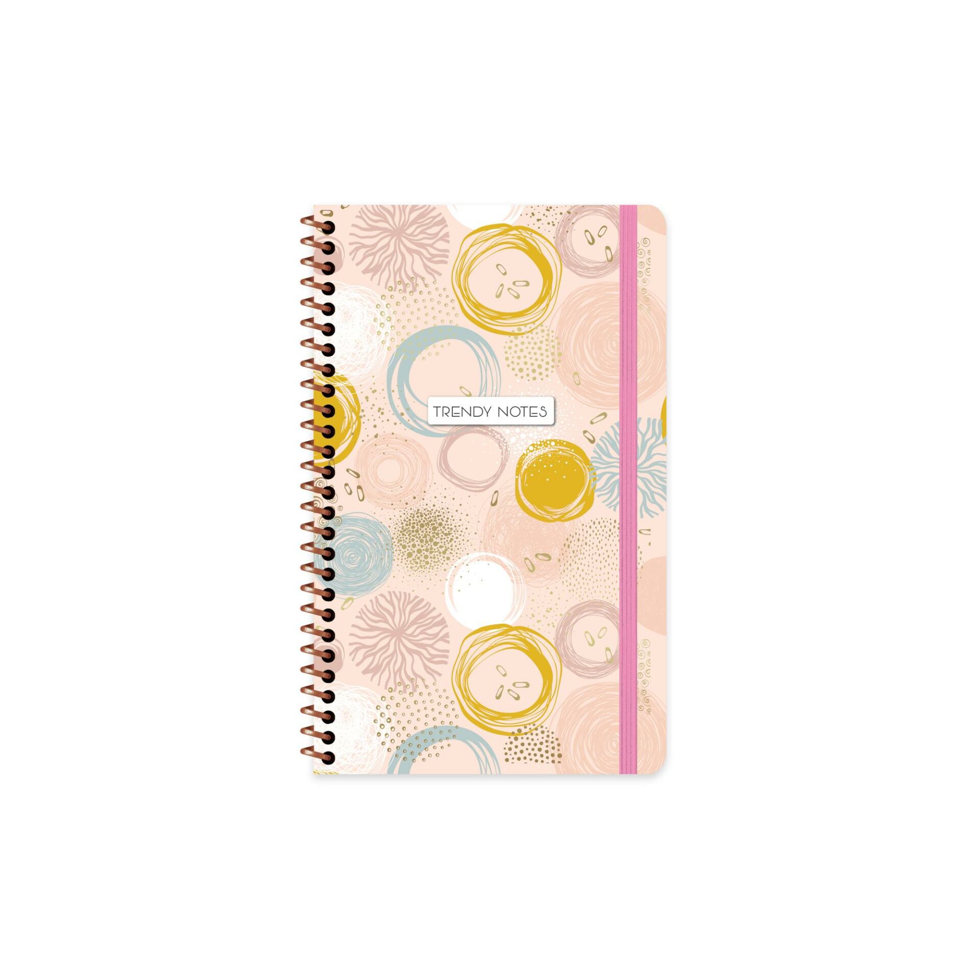 Keskin Color Sert Kapak Çizgili Defter Trendy Notes Beads 80 Yaprak