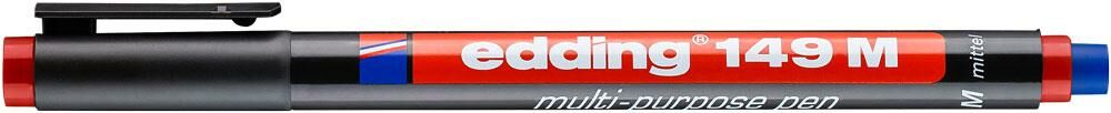 Edding Asetat Kalemi Silgili E-149M Kırmızı