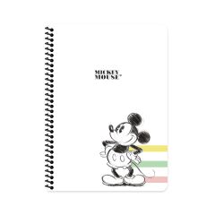 Mickey Mouse 20*28 80 Yaprak Çiz. Karton Kapak Spiral