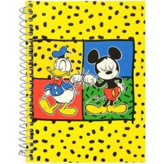 Mickey Mouse 16,5*22,5 80 Yaprak Kar. Karton Kapak Sp