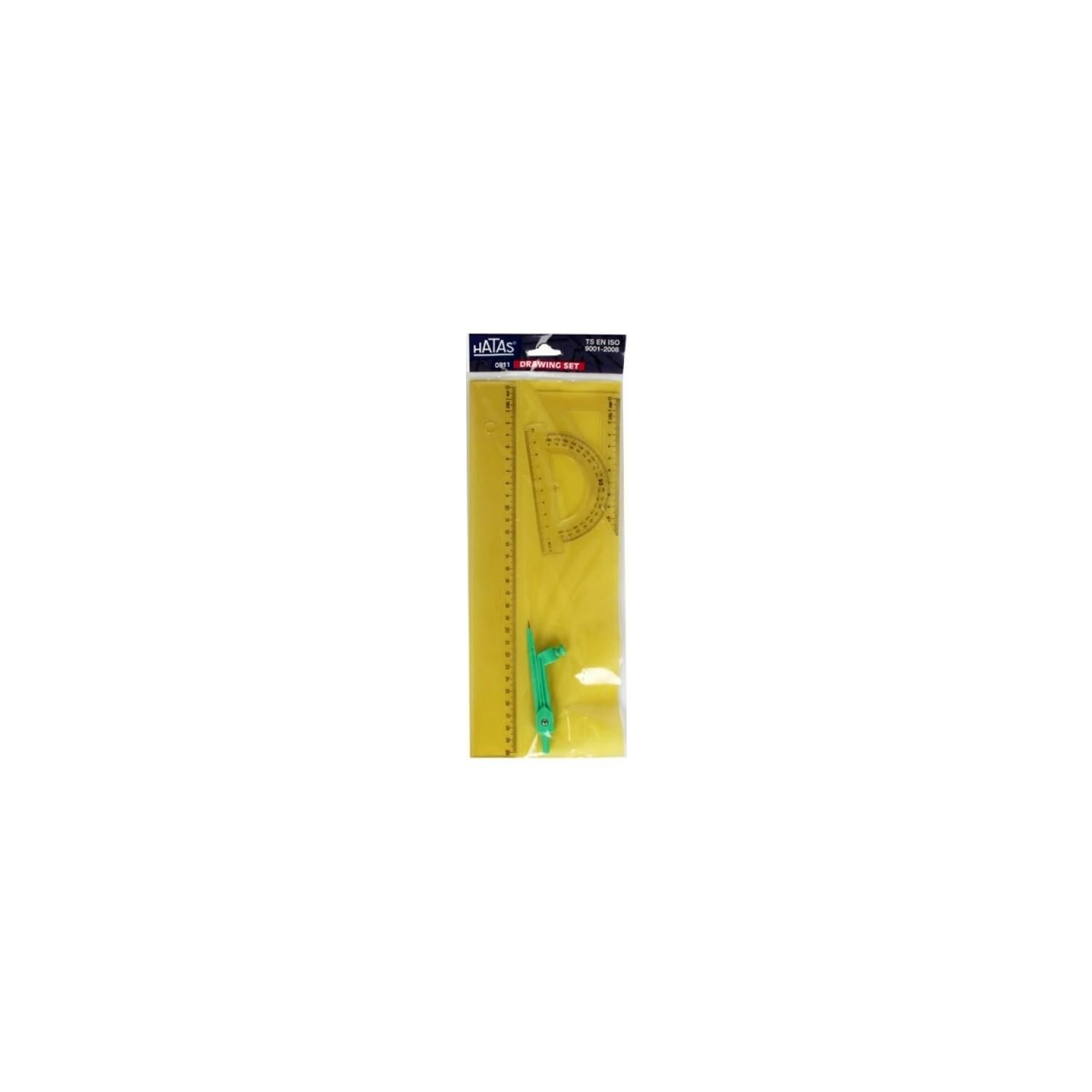 Hatas Pergelli Ekonomik Çizim Takımı (30 Cm. Cetve