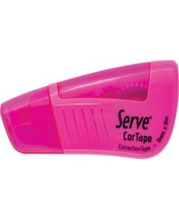 Serve Cortape Şerit Silici 5Mm*8Mt Fosforlu Pembe