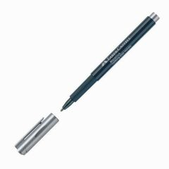 Faber-Castell Metalik Markör Gümüş