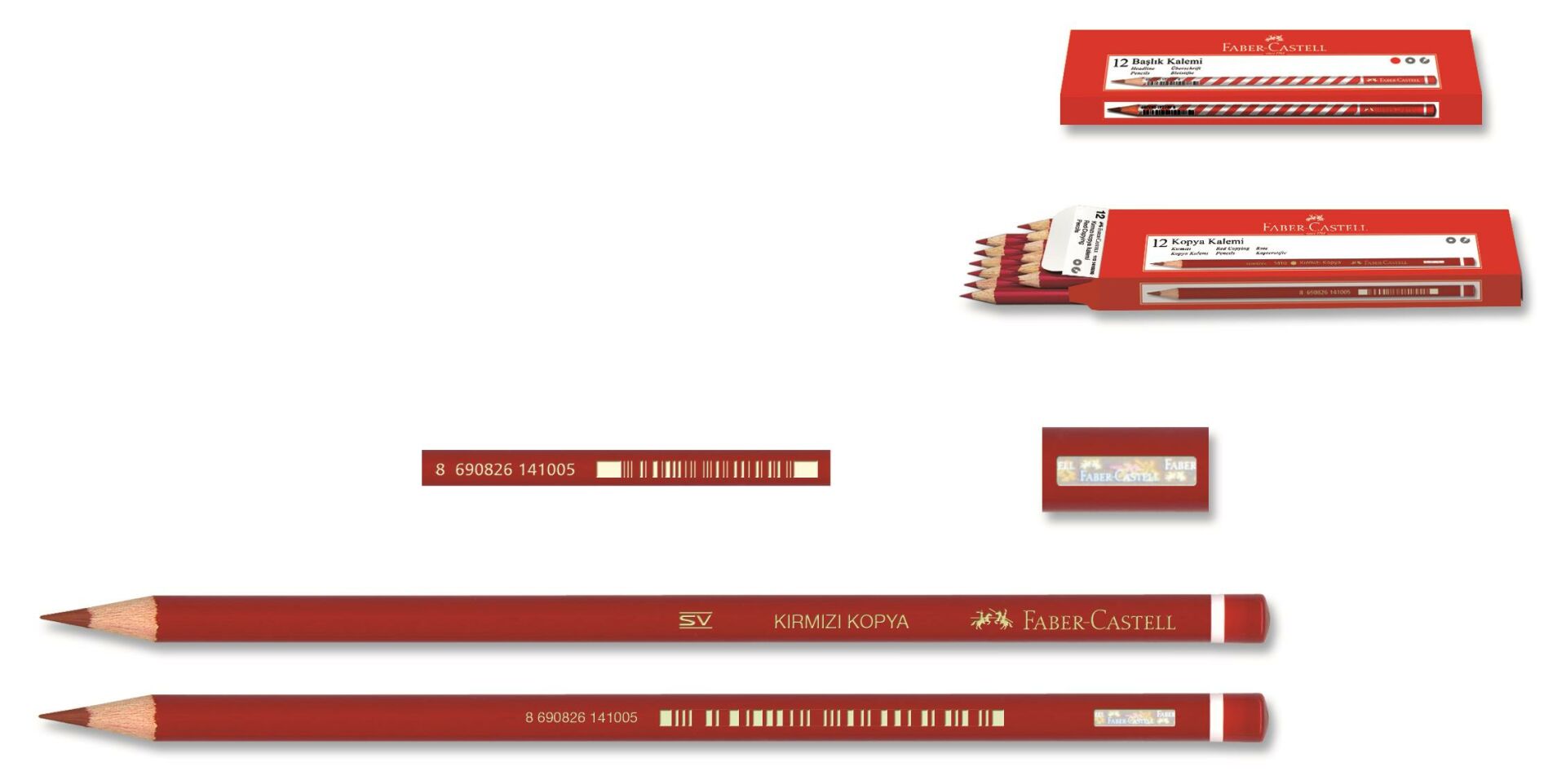 Faber-Castell Kırmızı Kopya Boya K.