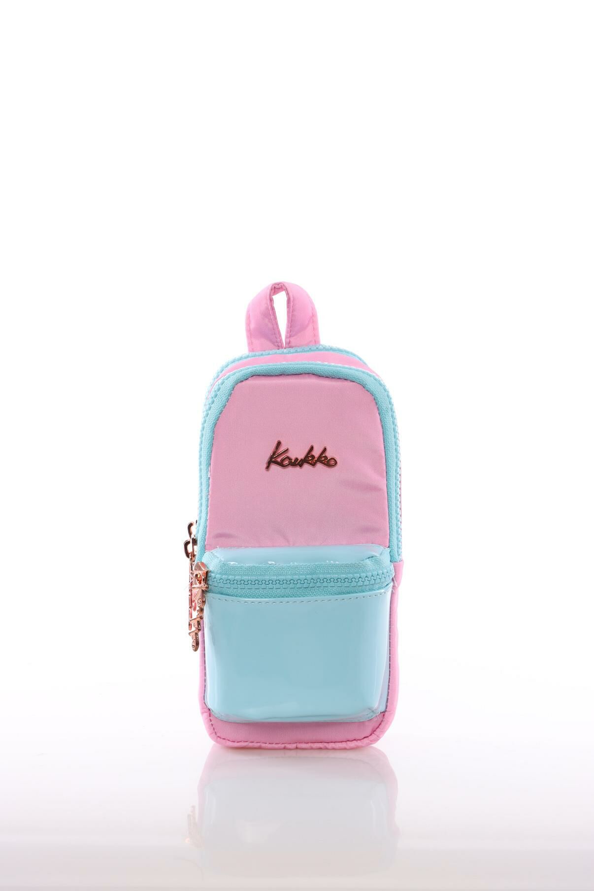 Kaukko Leather Junıor Bag Kalem Çantası (Rugan-Pem