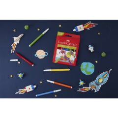 Faber-Castell Comfort Fırça Uçlu Keçeli Kalem, 12Li