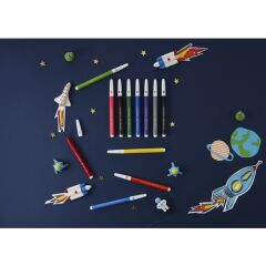 Faber-Castell Comfort Fırça Uçlu Keçeli Kalem, 12Li