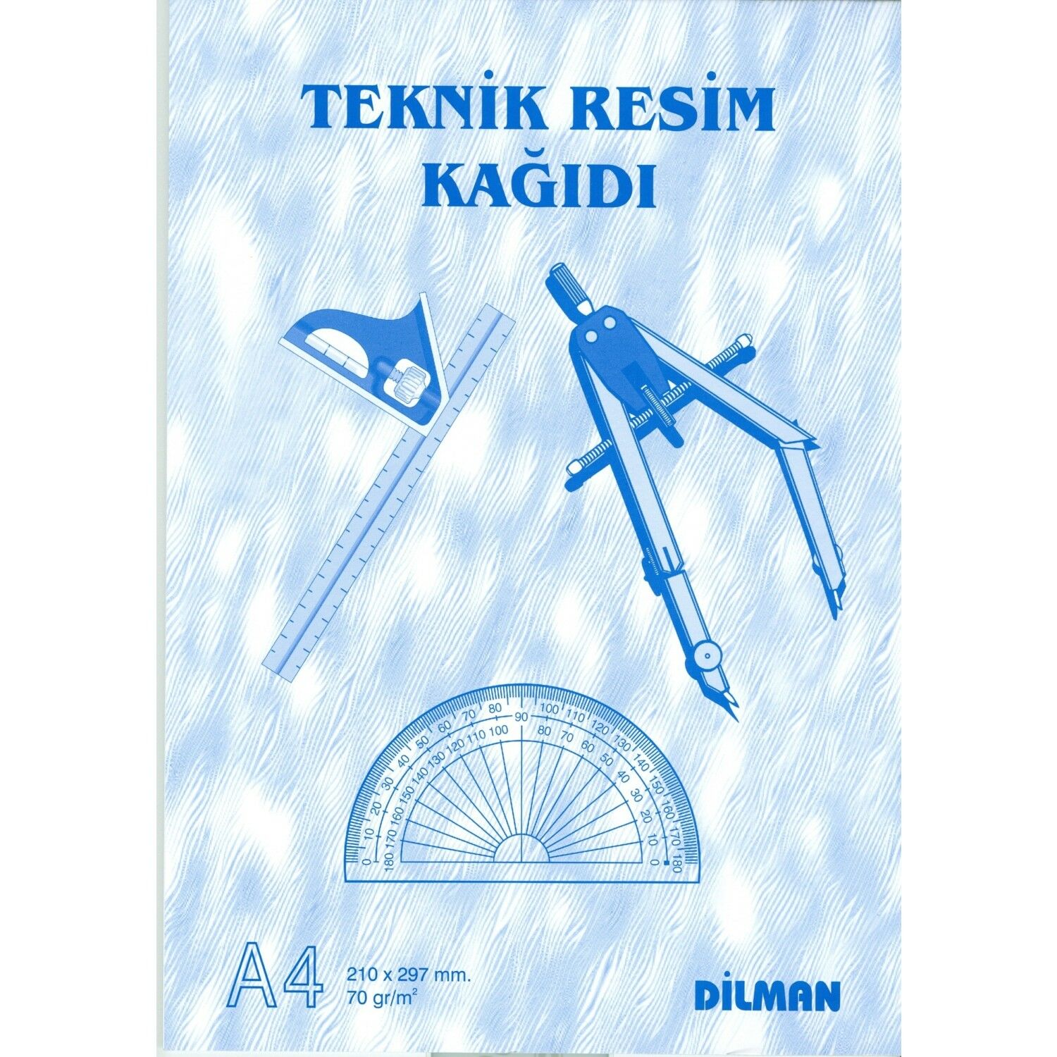 Dilman Teknik Resim Kağıdı A4 Dikey