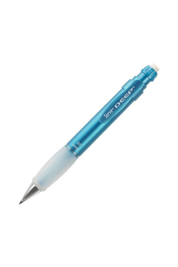 Serve Deep Mekanik Kurşun Kalem 07 Mm Metalık Mavı