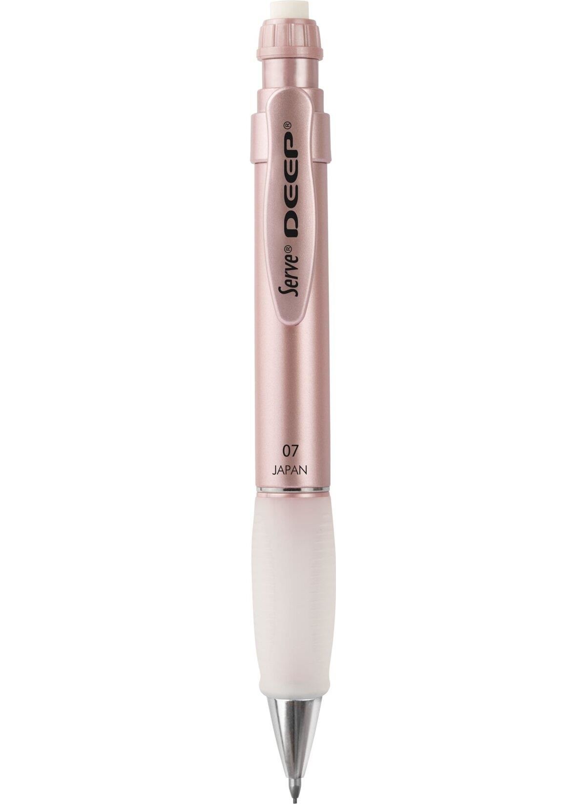 Serve Deep Mekanik Kurşun Kalem 07 Mm Metalık Roze