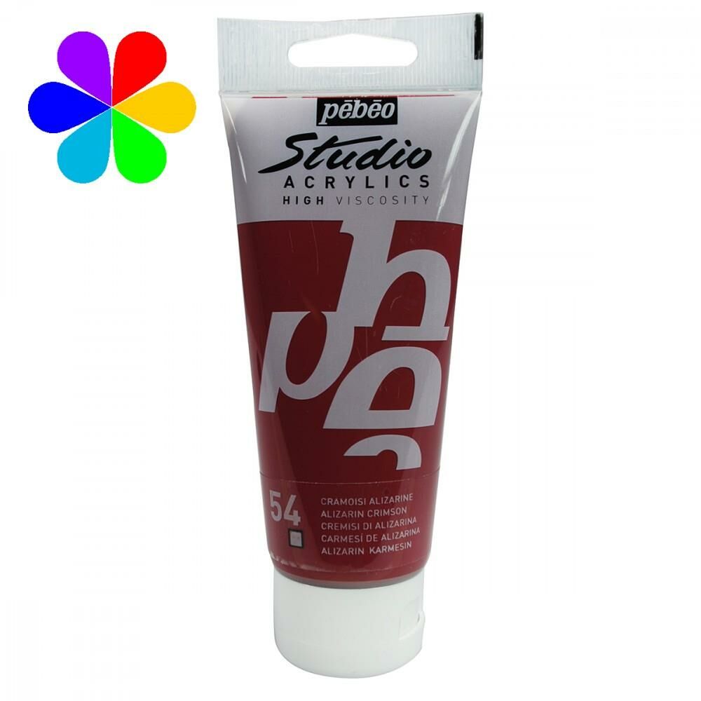 Acrylic Studio Boyaları 100 Ml Alizarin Crimson