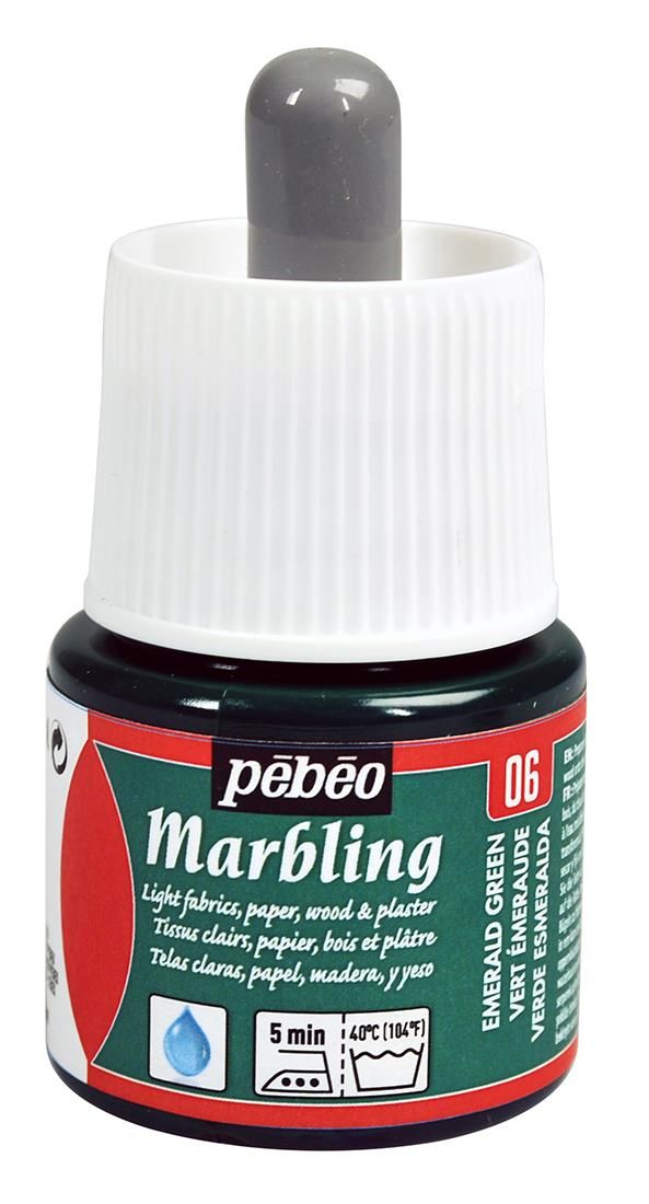 Marbling Ebru Boy.45 Ml Şişe Emerald Green