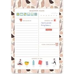 Keskin A5 Günlük Planner Blok - Çakıl