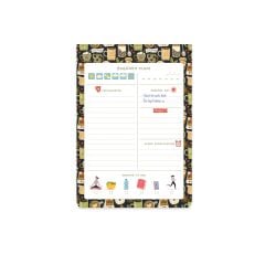 Keskin A5 Günlük Planner Blok - Kahve