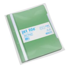 Jet File Pp Telli Dosya, A4, Açık Yeşil,1000