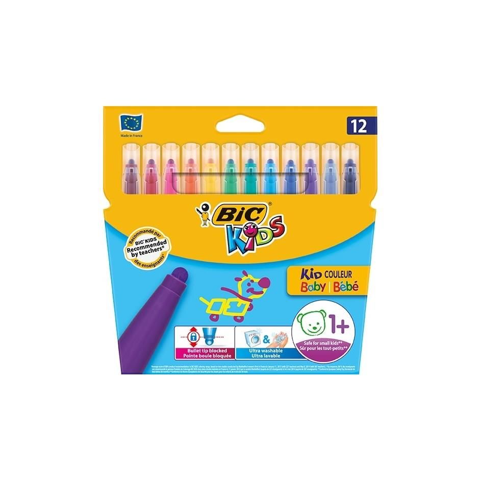 Kid Couleur Baby Keçeli Boya Kalemi 12 Li Kutu