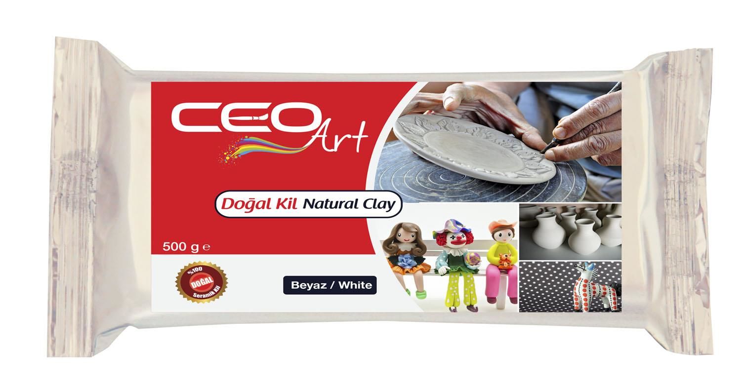 Ceoart Doğal Kil Beyaz 500 Gr.