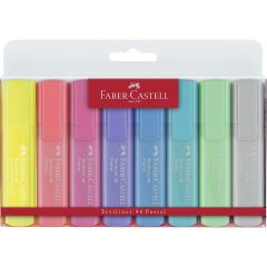 Faber-Castell 1546 Pastel Fosforlu Kalem 8Li Pşt