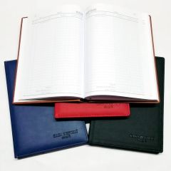 Kasa Defteri 17*24 160 Yaprak Suni Deri
