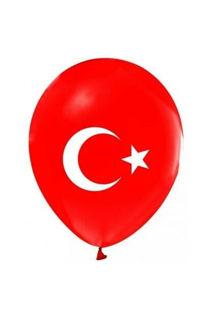 Bayraklı Balon Çift Taraf 100 Lü Paket