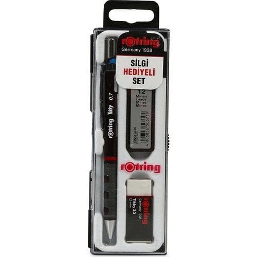 Rotring Tikky Versatil Okul Seti 0.7 Bordo