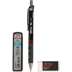 Rotring Tikky Versatil Okul Seti 0.7 Bordo