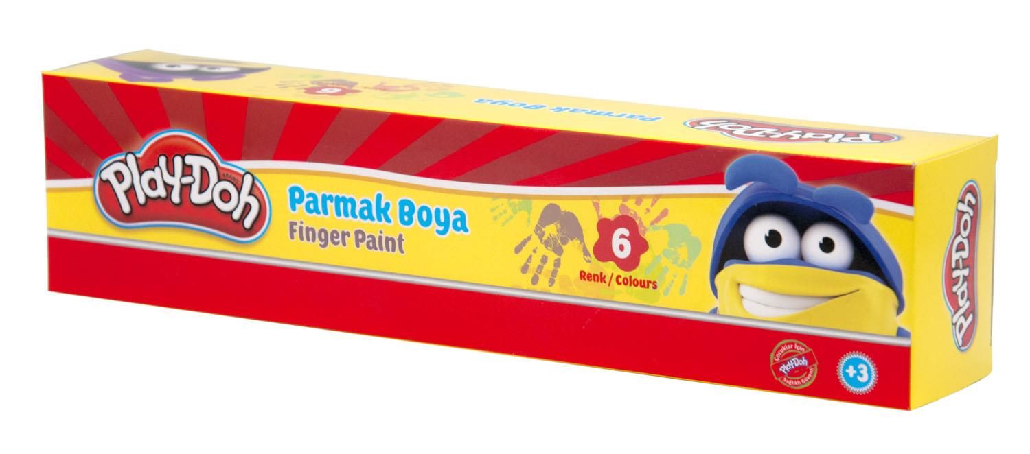 Play-Doh Parmak Boyası 6 Renk Birleşik 25 Ml.
