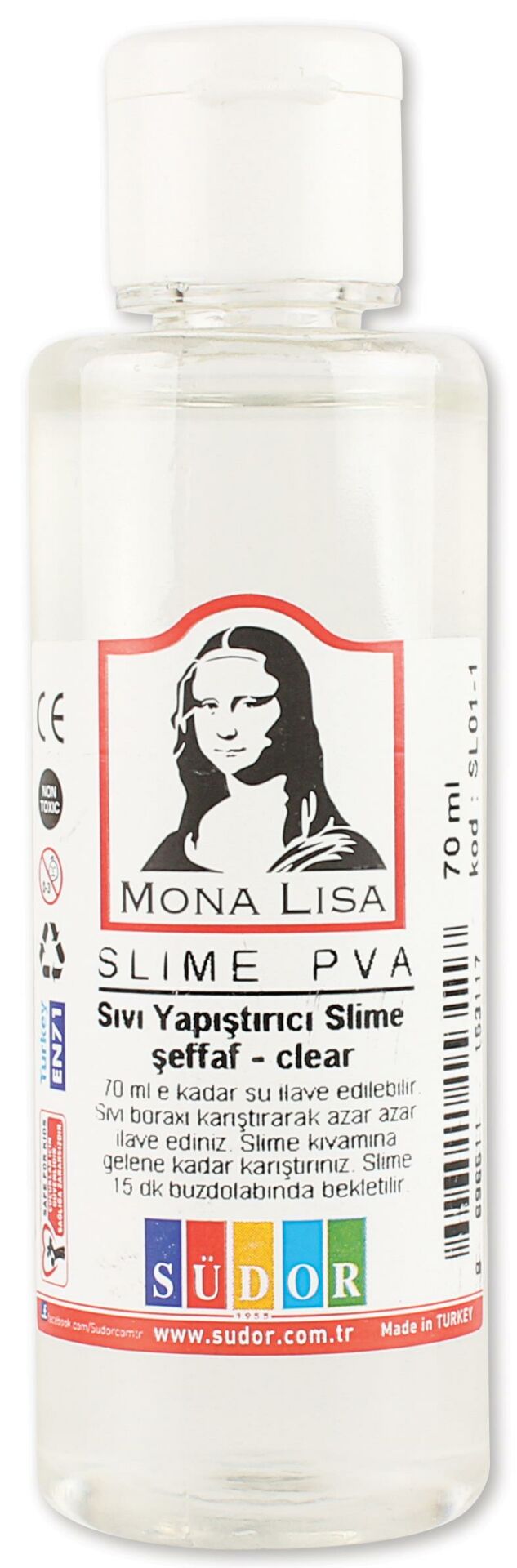 Sl01-01 Sıvı Yapıştırıcı Slime 70 Ml Şeffaf