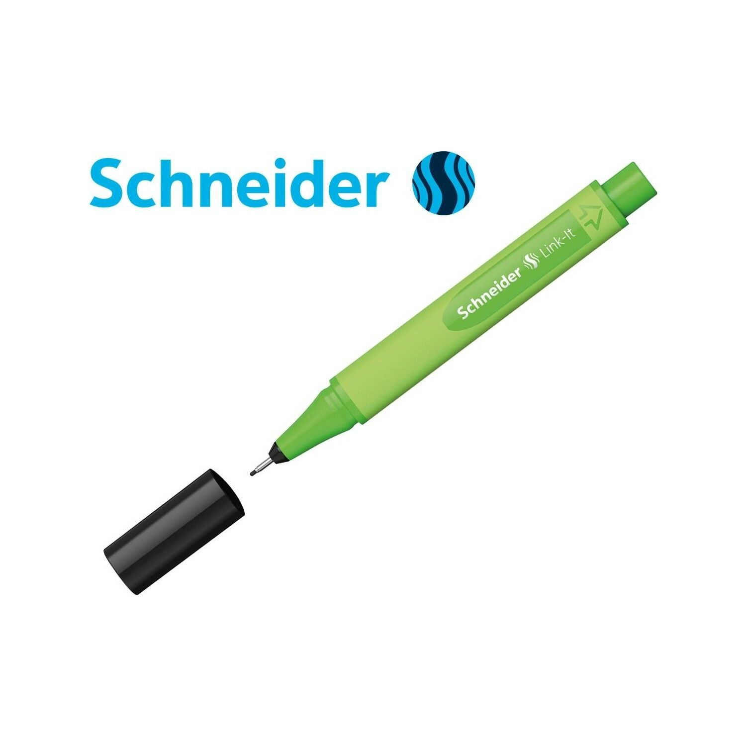 Schneider Link-It Fiber Uçlu Kalem 0,4 Mm Siyah