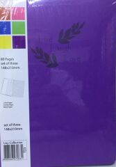 Fantazi Karton A5 40Yp Defter(3Lü Takım) Fantazi