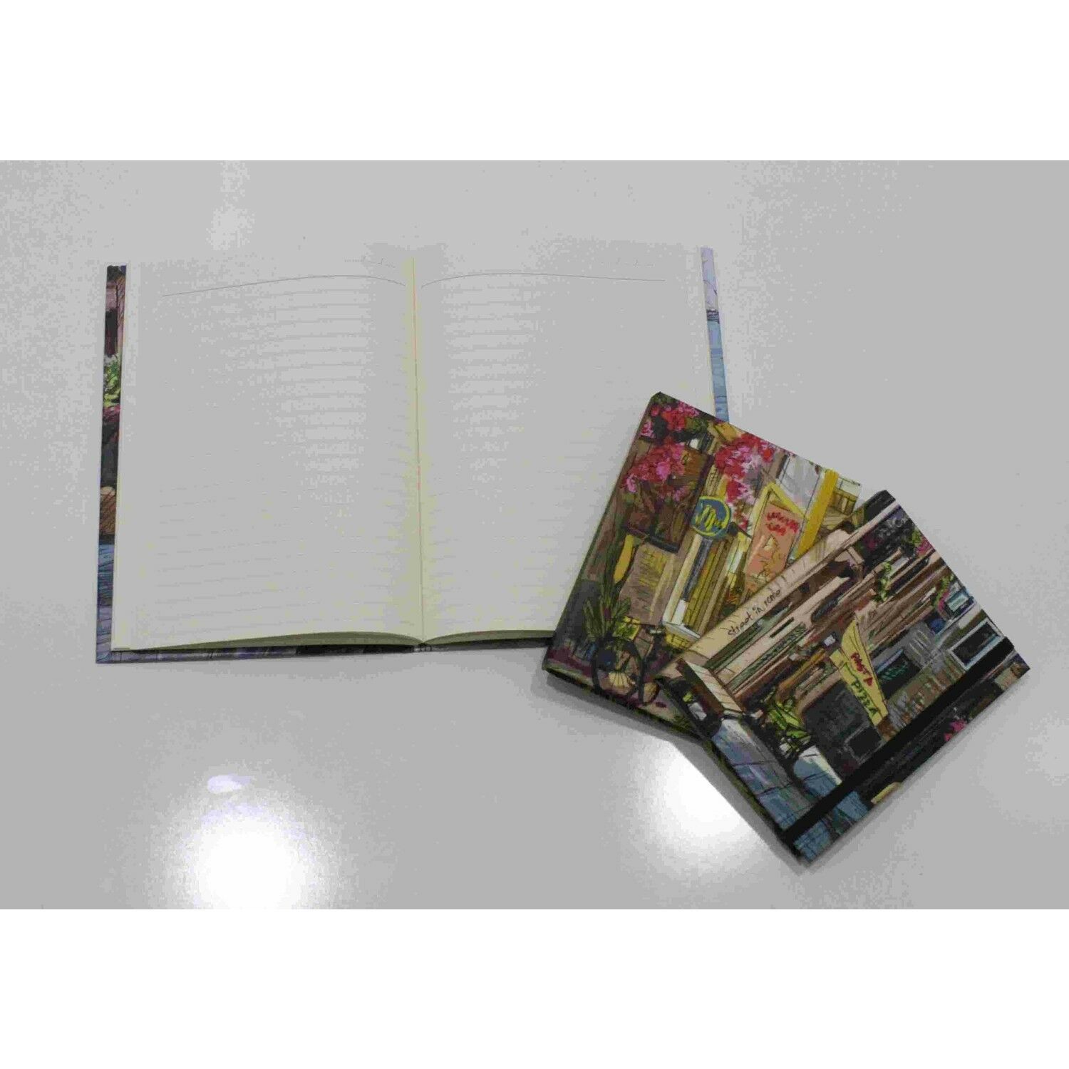 Ofset Kapak 96 Yaprak Ivory Lastikli Defter Çizgili