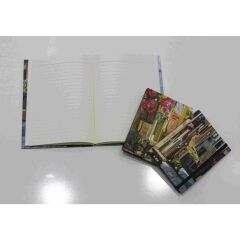 Ofset Kapak 96 Yaprak Ivory Lastikli Defter Çizgili